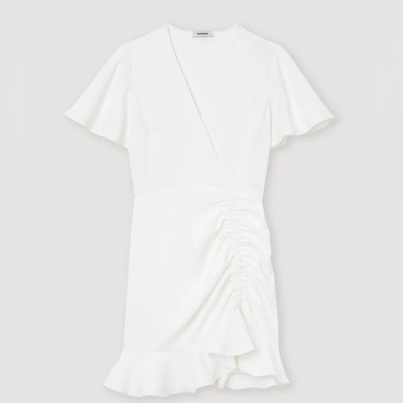 Sandro Short crossover dress - Picture 5 of 6